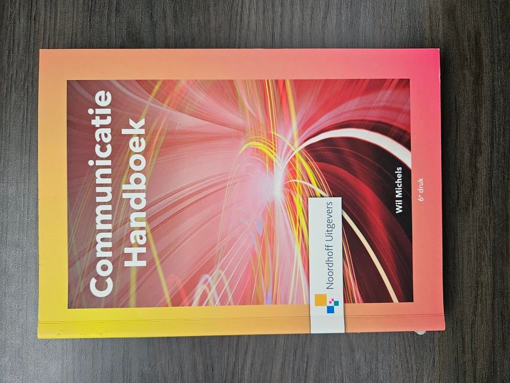 Wil Michels - Communicatie handboek, Livres, Économie, Management & Marketing, Comme neuf, Enlèvement