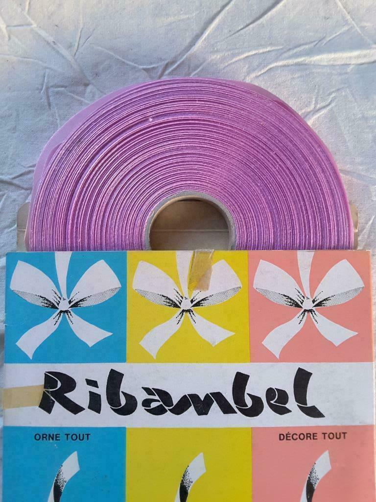 Papier lint breedte 10 mm kleur lila, Ophalen of Verzenden, Nieuw, Lint, Band of Elastiek