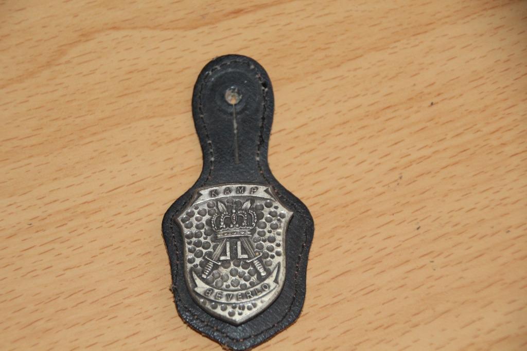 ABL Breloque du "Kamp Beverlo", Envoi, Armée de terre, Emblème ou Badge