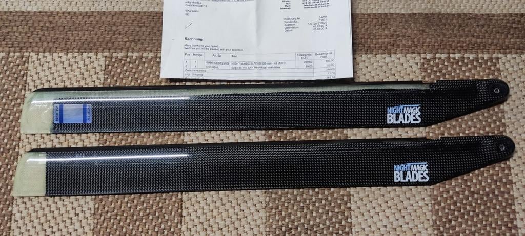 Set magic night Rotor blades 525 mm, Ophalen