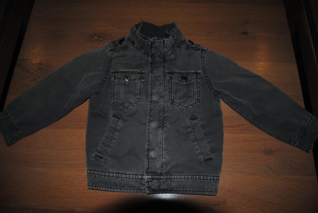 grijze zomerjas H&M - maat 98, Kinderen en Baby's, Kinderkleding | Maat 98, Gebruikt, H&M, Ophalen of Verzenden, Jongen