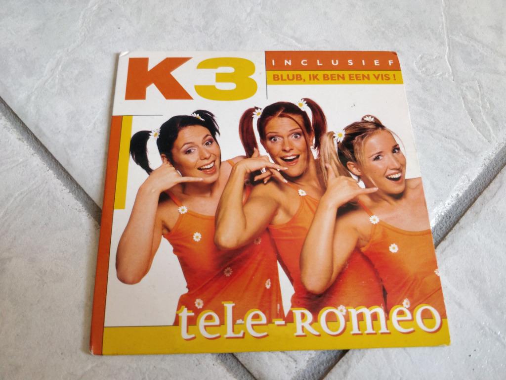 K3 - Teleromeo / Blub, Ik ben een vis! | CD Single, Ophalen of Verzenden, Muziek
