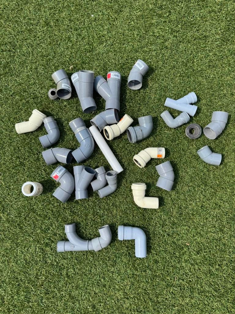 Sanitair koppellingen - koppelstukken, Ophalen of Verzenden, Zo goed als nieuw, Bochten