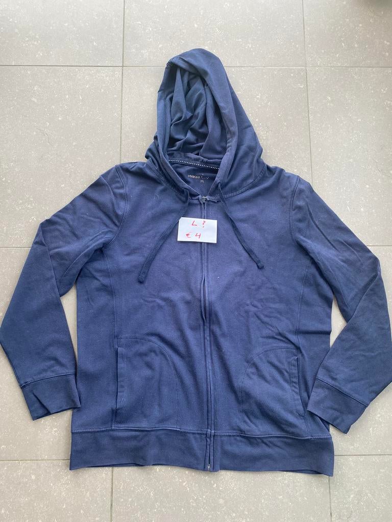 Vestje met kap en rits, Kleding | Heren, Truien en Vesten, Ophalen, Maat 52/54 (L), Blauw, C&A