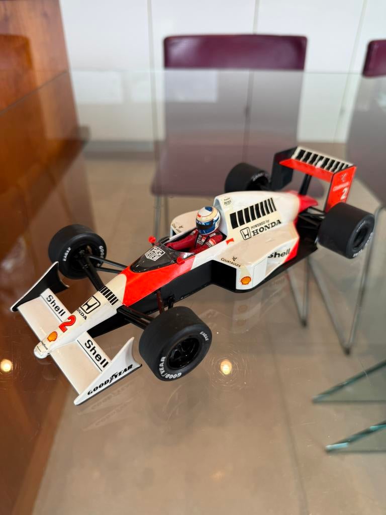 1/18 McLaren - F1 MP4/5 N M2 ALAIN PROST WERELDKAMPIOEN 1989, Hobby en Vrije tijd, Ophalen of Verzenden, Zo goed als nieuw, MiniChamps