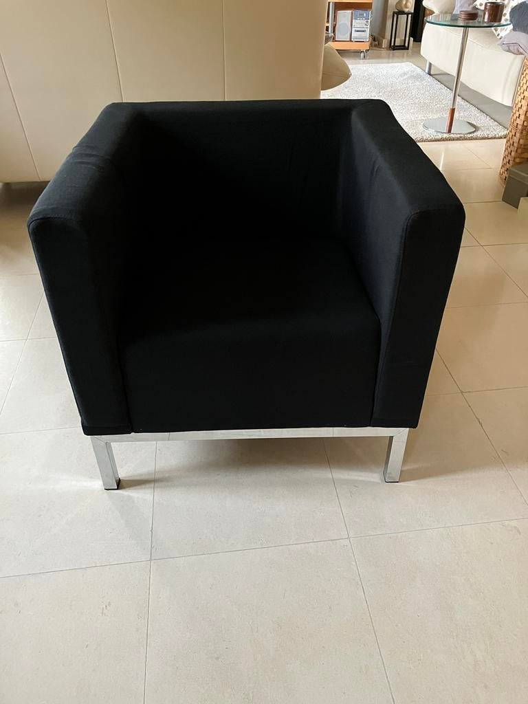 Lamm Italiaanse design fauteuil, Huis en Inrichting, Fauteuils, Ophalen, Zo goed als nieuw, Stof