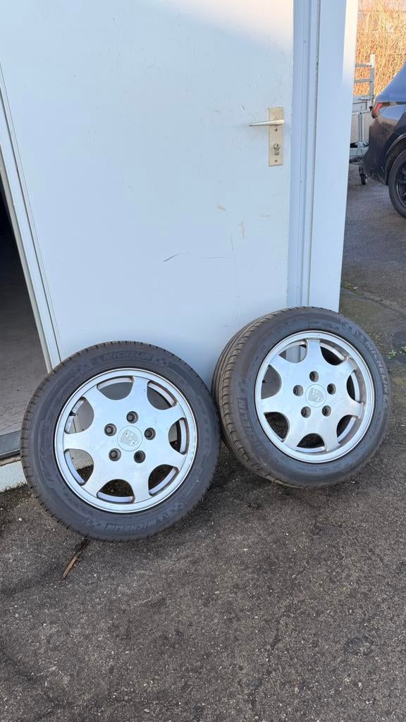 Porsche 964 velgen + banden, Auto-onderdelen, Banden en Velgen, Ophalen, Gebruikt, Band(en)