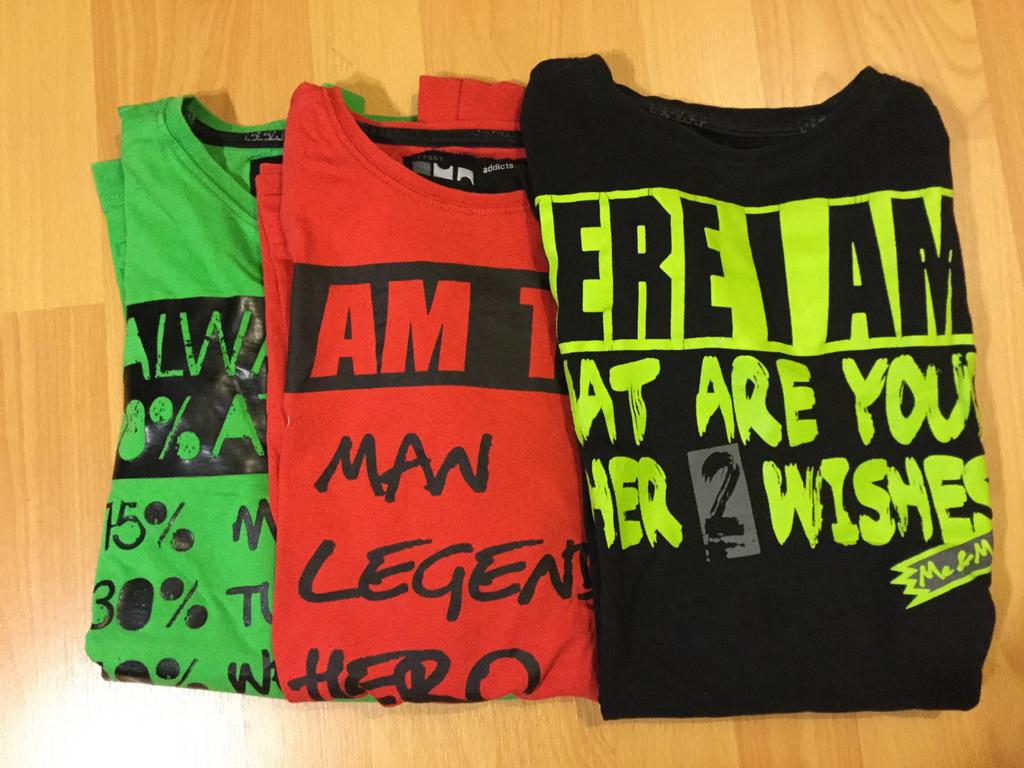 Choix de 3 t-shirts manches longues, t158-164, Enlèvement ou Envoi, CoolCat, Chemise ou À manches longues