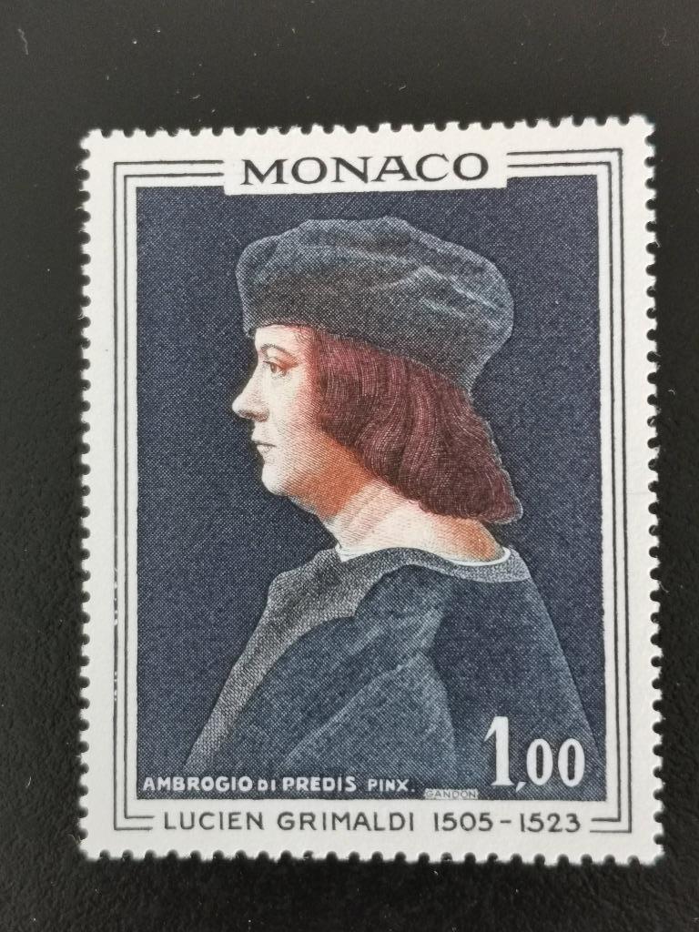 Monaco 1967 - Prince Lucien Grimaldi - peinture *, Enlèvement ou Envoi, Monaco, Non oblitéré