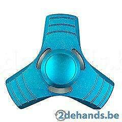 Fidget Spinners Metalen Blauw - CE Europees goedgekeurde, Ophalen of Verzenden, Nieuw