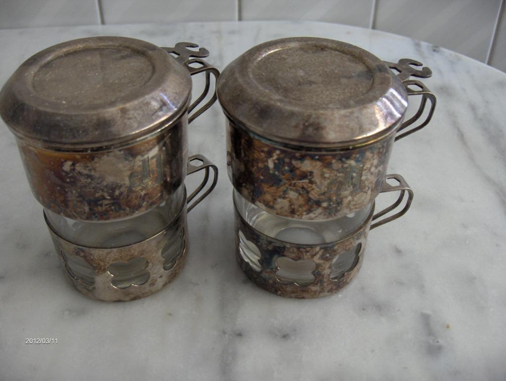 koffiefilters verzilverd, Huis en Inrichting, Ophalen of Verzenden, Gebruikt