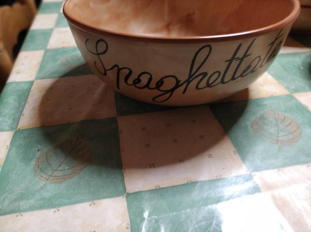 splinternieuw spagethi set zeer mooi servies 6delig, Ophalen of Verzenden, Nieuw