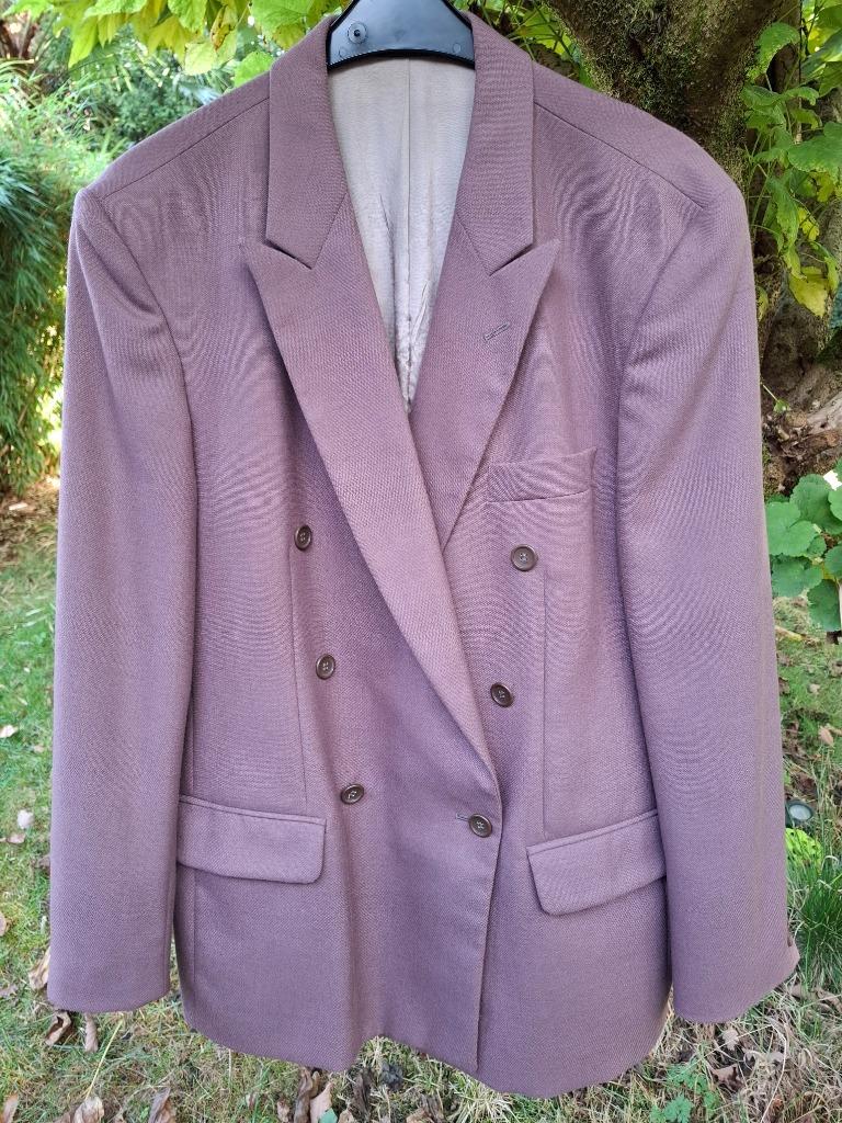 Veste Homme Mauve Claire (Lilas) T50, Sans marque, Enlèvement ou Envoi, Porté, Taille 48/50 (M)
