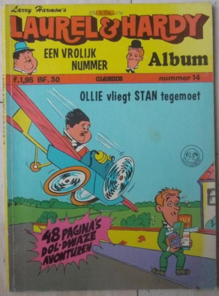 Laurel en Hardy album nr. 14 (1972), Boeken, Ophalen of Verzenden
