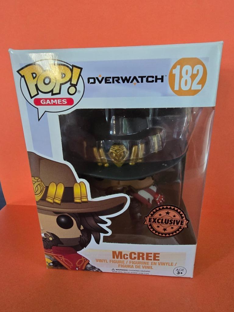 Figurine FUNKO POP Games - OVERWATCH - 182 - McCree - Neuf, Enlèvement ou Envoi, Neuf, Fantasy
