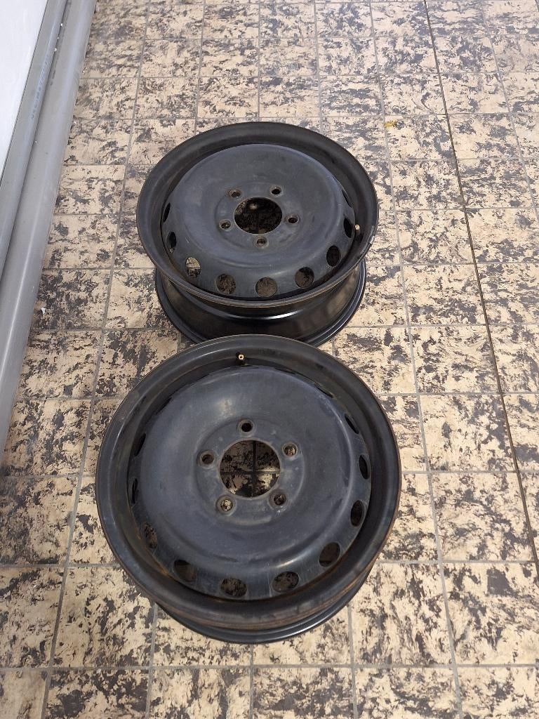 2 jantes tôle pour camionnette renault citroen peugeot, 4 Saisons, 16 pouces, Véhicule utilitaire, Enlèvement