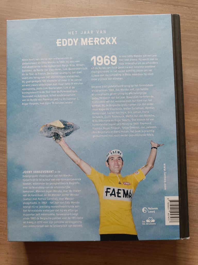 Johny Vansevenant - Het jaar van Eddy Merckx 69, Boeken, Ophalen of Verzenden, Zo goed als nieuw, Johny Vansevenant