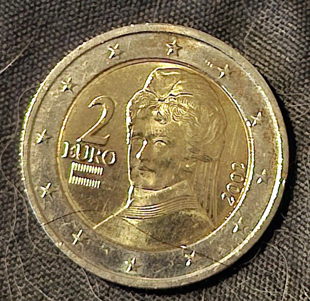 Pièce Autriche - 2 euros - 2002, Timbres & Monnaies, Monnaies | Europe | Monnaies euro, Envoi, Autriche, 2 euros, Monnaie en vrac