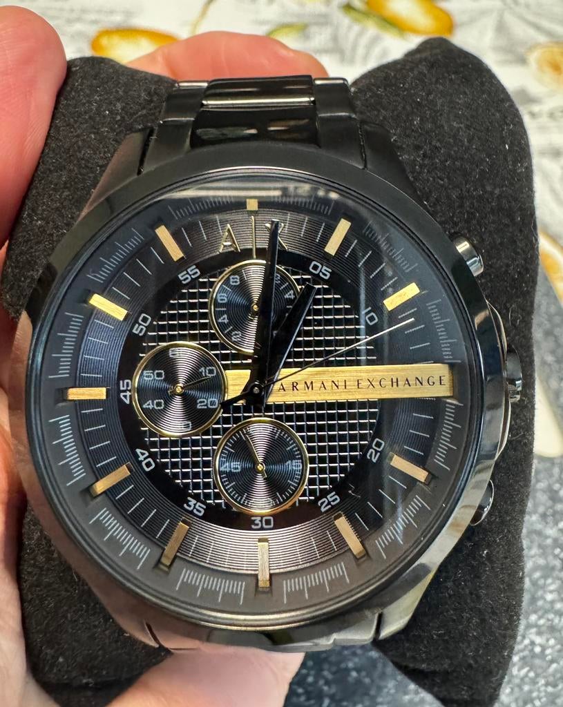 Montre homme à aiguilles Armani Exchange, neuve., Enlèvement ou Envoi, Neuf, Or, Or