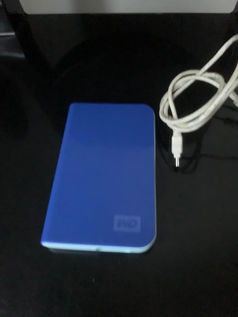 WD My Passport 160GB - Externe harde schijf blauwe USB-kabel, Computers en Software, Harde schijven, Gebruikt, Extern, USB, Ophalen of Verzenden