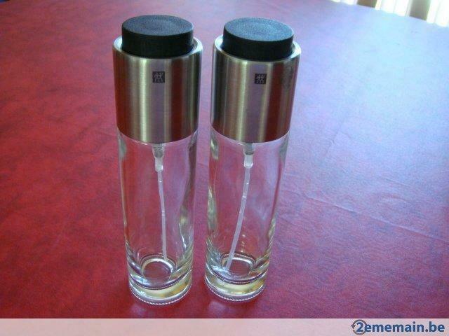 Set de table à poussoir: "Huile et Vinaigre"., Huis en Inrichting, Keuken | Keukenbenodigdheden, Gebruikt, Ophalen of Verzenden