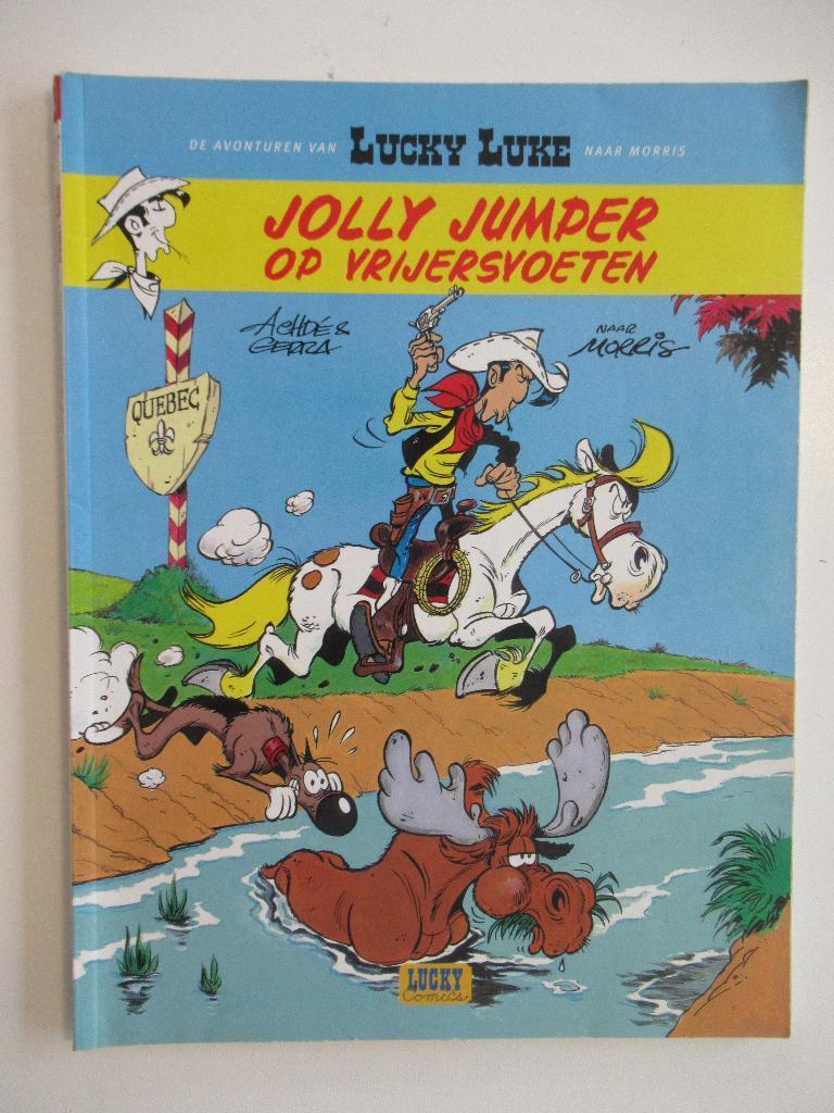 lucky luke...nr.1...jolly jumper op vrijersvoeten......1st, Ophalen of Verzenden, Gelezen
