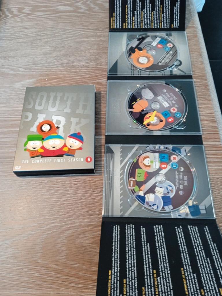 dvd boxen South Park seiz. 1-6-12 zie foto's, Enlèvement ou Envoi, Comme neuf, Coffret