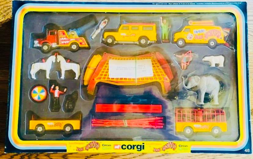 Corgi Toys Circus Jean Richard, Hobby en Vrije tijd, Modelauto's | 1:43, Verzenden, Nieuw, Overige typen, Corgi