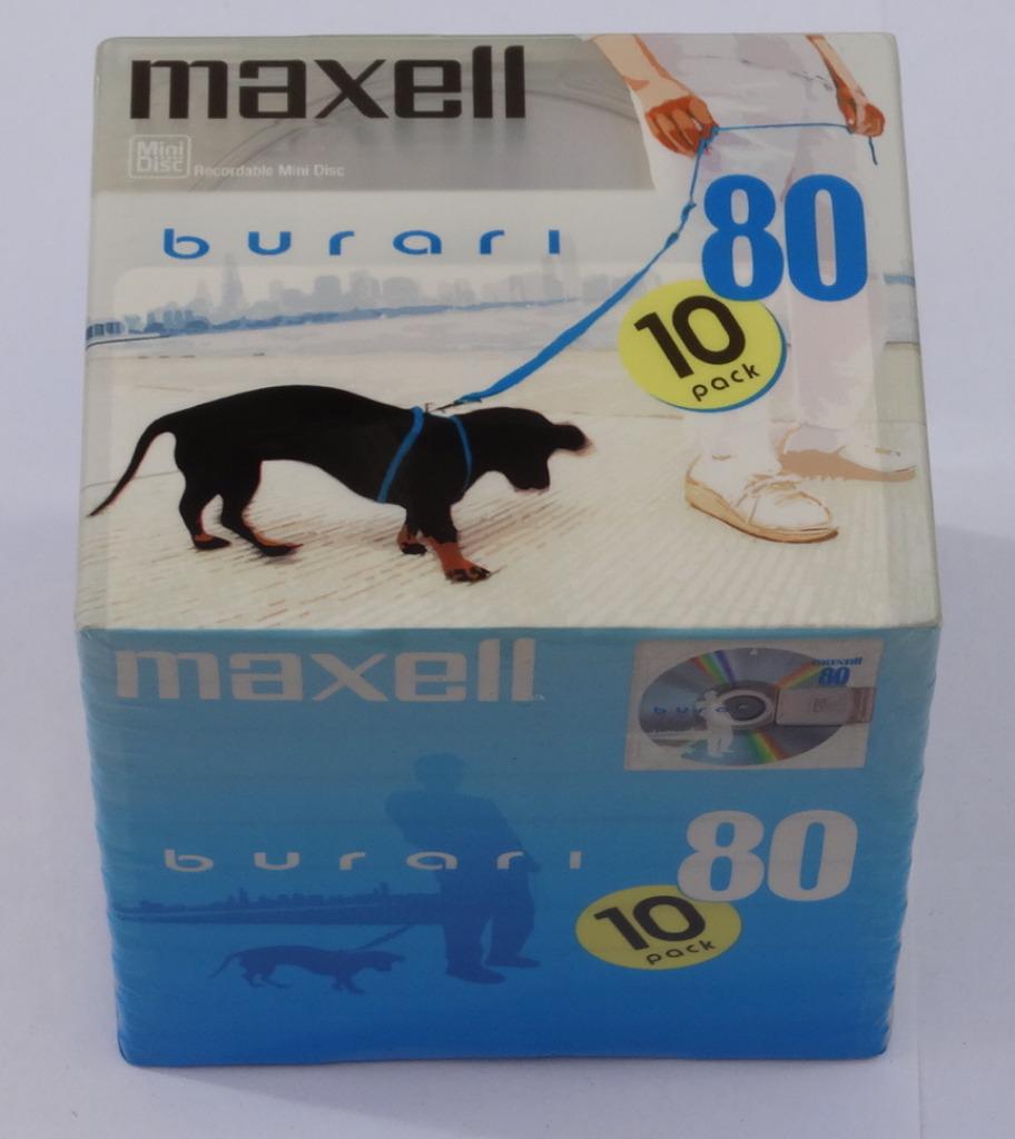 Rare Minidisc Maxell Burari 80 min.scellé - (74 - 80 min), Envoi, Enregistreur MiniDisc