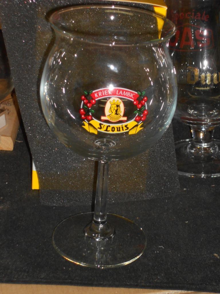 Bierglas.St Louis.Gueuze Lambic. D 76, Enlèvement ou Envoi, Comme neuf, Verre ou Verres, Autres marques