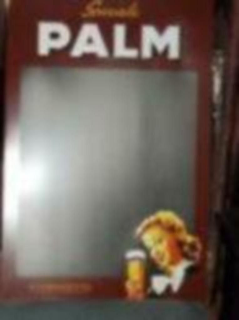 Beersign.Blikkenbord.Palm.Steenhuffel.Duvel, Ophalen of Verzenden, Zo goed als nieuw, Reclamebord, Plaat of Schild, Duvel