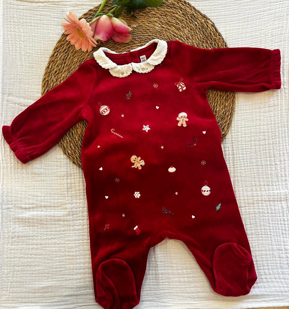 Kerst pyjama, Maat 59 (tweeling), Kinderen en Baby's, Ophalen of Verzenden, Zo goed als nieuw, Jongetje of Meisje, Pakje
