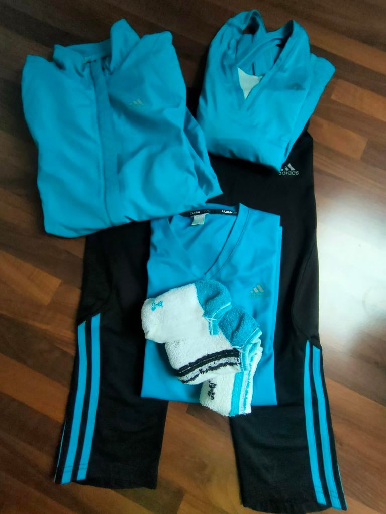 Pakket Adidas maat 36, Ophalen, Gedragen, Maat 36 (S), Blauw
