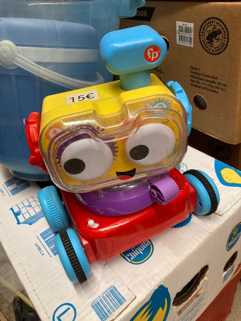 Leerrobot Fisher-Price, Kinderen en Baby's, Ophalen, Gebruikt, Duw- of Trekspeelgoed, Met licht
