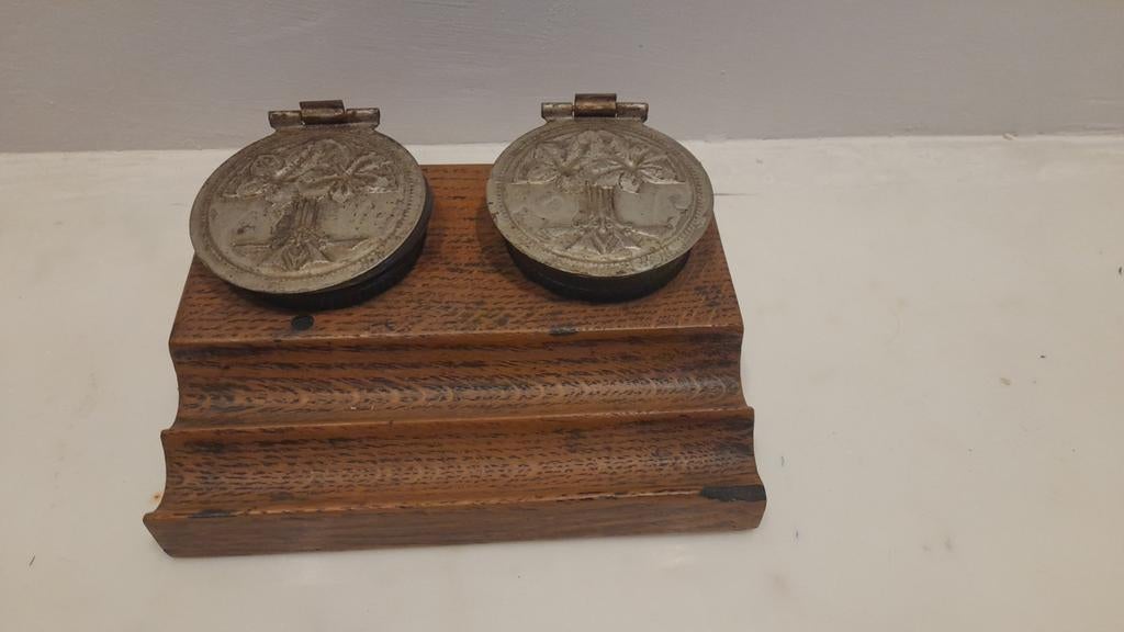 Art deco inktpot, Antiek en Kunst, Antiek | Kantoor en Zakelijk, Ophalen of Verzenden