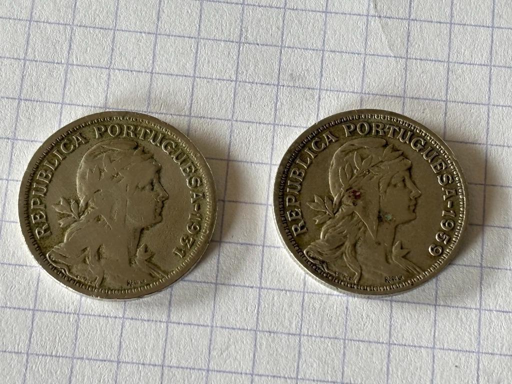 2 pièces (50 centavos, Portugal), Enlèvement ou Envoi