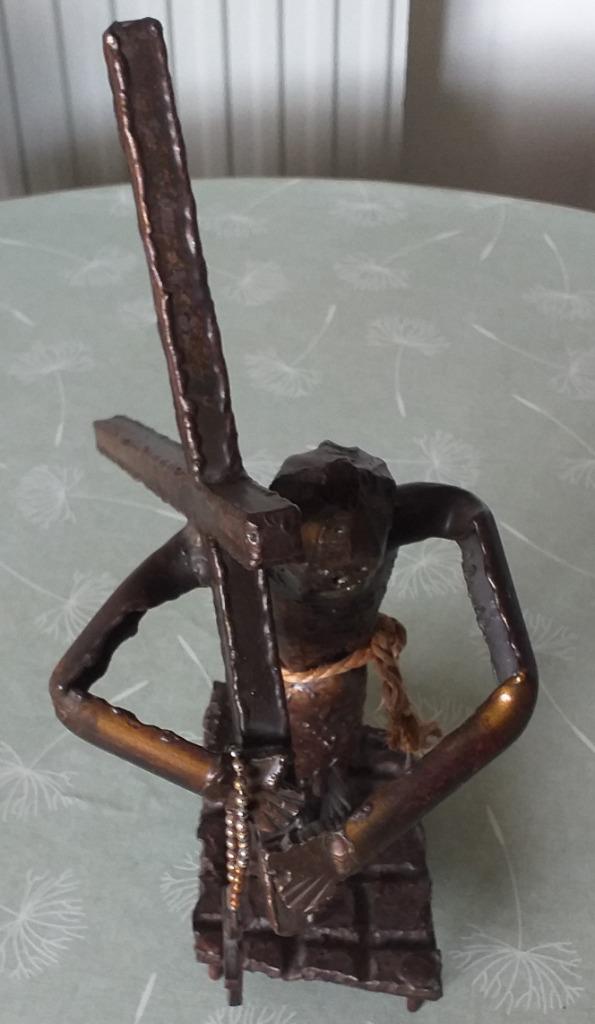 brons beeldje boeteling, Ophalen of Verzenden, Brons