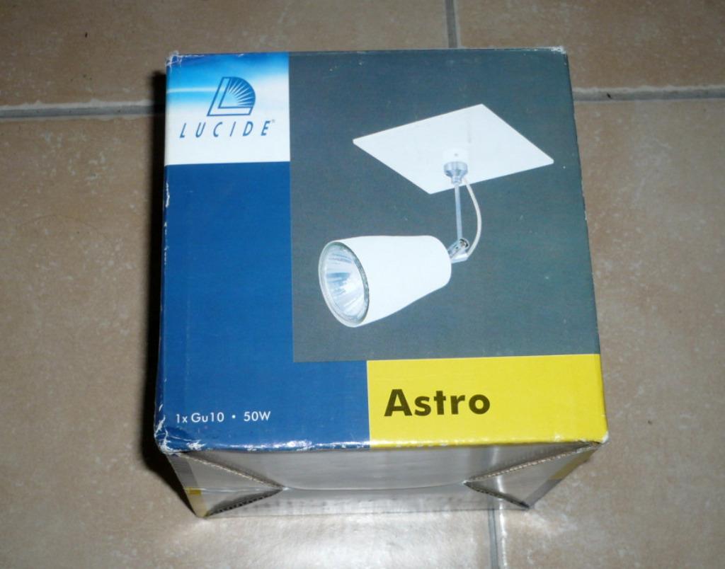 Kleine moderne spot Lucide Astro NIEUW, Ophalen, Nieuw, Moderne, élégant, épuré, Plafondspot of Wandspot