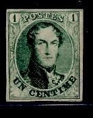 Belge 1861 - Léopold I n 9 (*), Envoi, Sans gomme