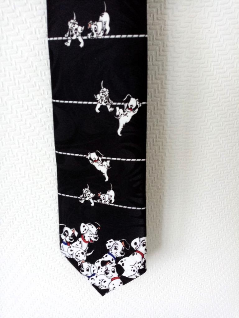 Das 101 Dalmatiërs - Walt Disney, Kleding | Heren, Stropdassen, Zwart, Ophalen of Verzenden, Zo goed als nieuw, Met patroon