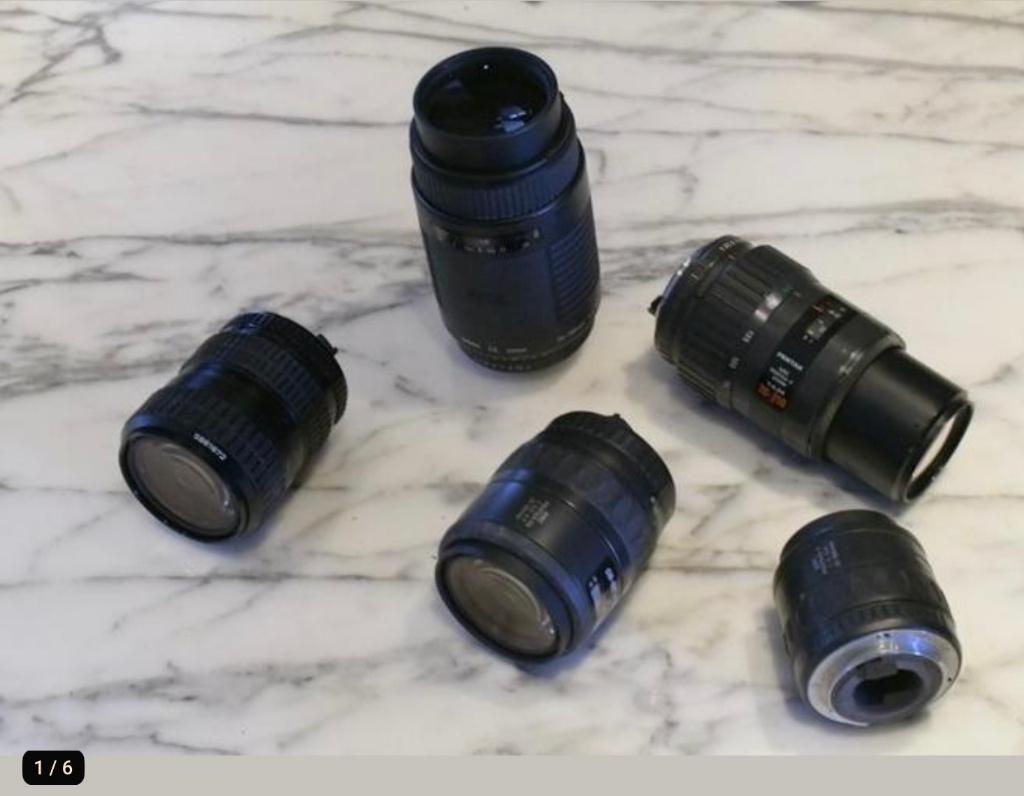5 lenzen voor Pentax waarvan 1 Sigma, Ophalen of Verzenden, 1980 tot heden, Lens of Lenzen