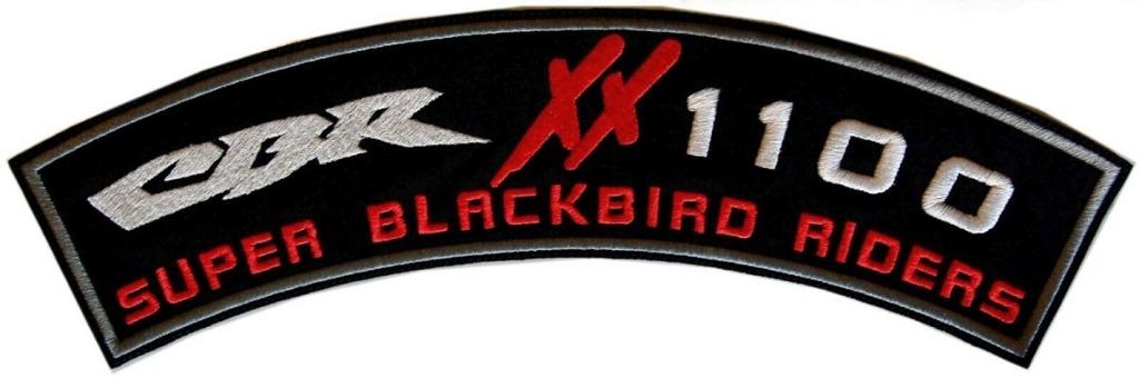 Ecusson XL motard Honda CBR 1100 XX Super Blackbird Riders, Enlèvement ou Envoi, Neuf