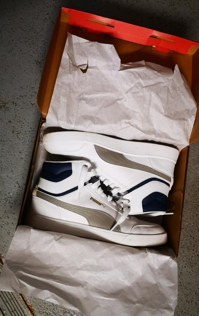 Basket/schoenen/sneakers Puma Shuffle Mid uniseks (44,5), Puma, Wit, Ophalen of Verzenden, Sneakers