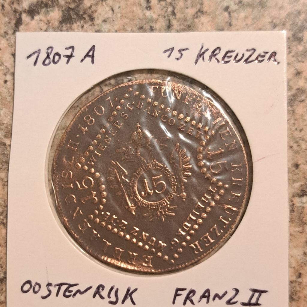 lot van 2 mooie grote Oostenrijkse munten, Ophalen