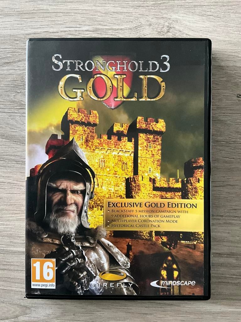 Stronghold 3 Gold Edition (pc game), Games en Spelcomputers, Games | Pc, 1 speler, Ophalen of Verzenden, Zo goed als nieuw, Eén computer