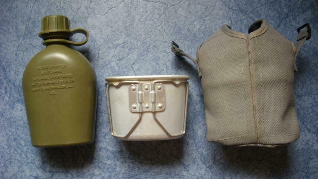 Ancienne gourde militaire mixte complète, Enlèvement ou Envoi, Utilisé, Autres types