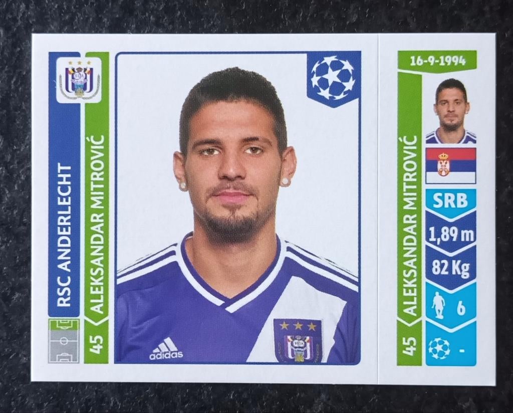 PANINI UEFA CHAMPIONS LEAGUE 2014-15 #317 #317 ALEKSANDAR MI, Verzamelen, Ophalen of Verzenden