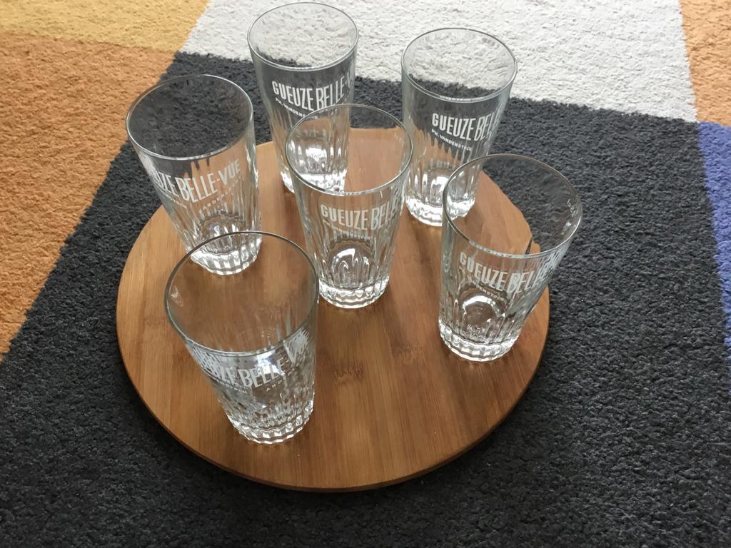 Geuze Belle -Vue glazen, Collections, Enlèvement, Utilisé, Verre à bière