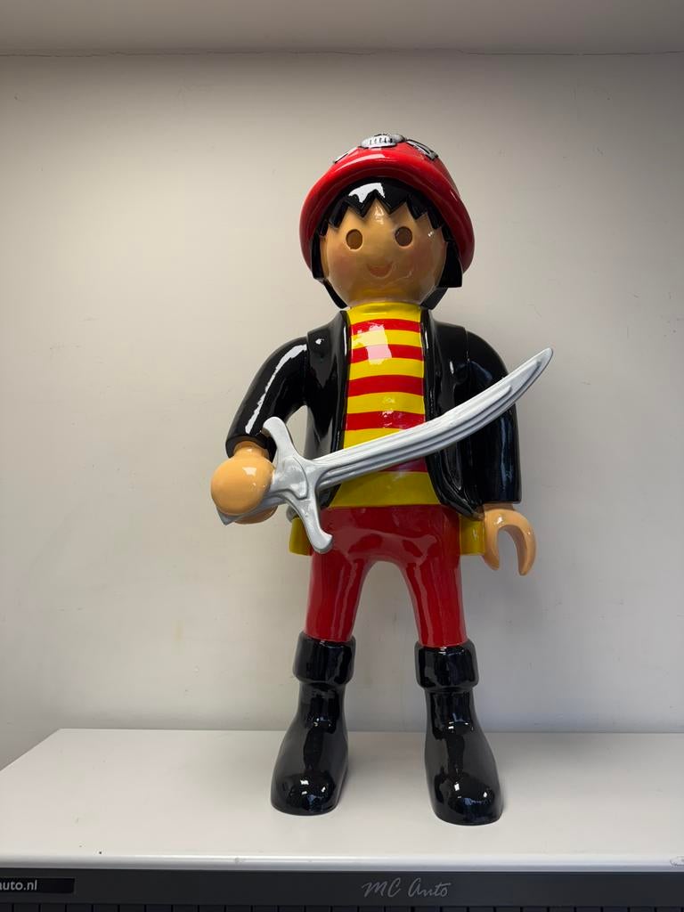 Groot Playmobil reclame beeld XL, Verzamelen, Ophalen, Zo goed als nieuw, Reclamebord