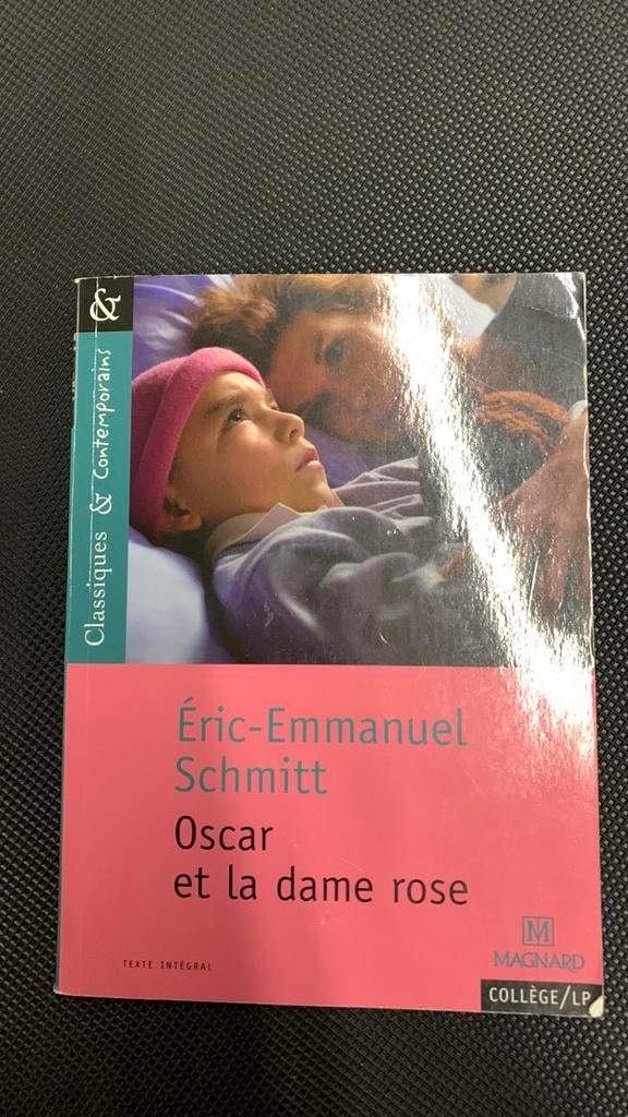 Oscar et la dame Rose literatuur Frans, Boeken, Gelezen, Frans, ASO, Éric-Emmanuel Schmitt